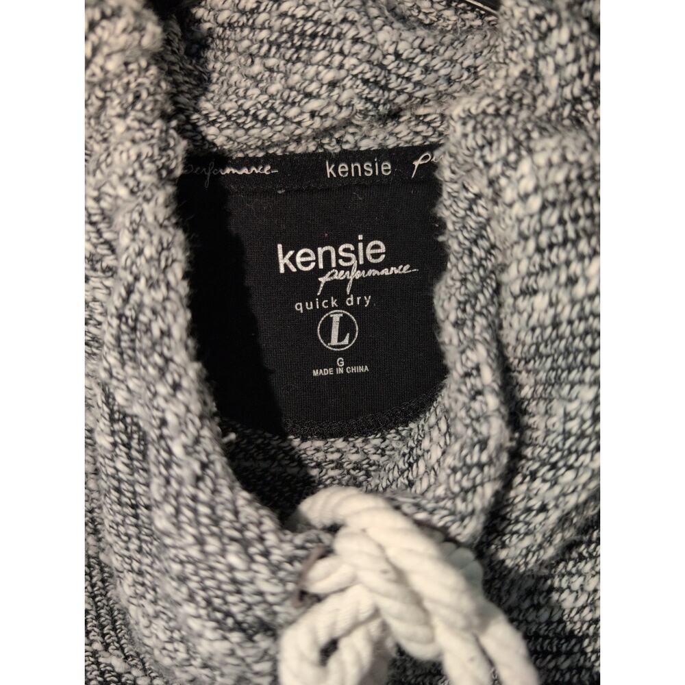 Kensie Performance Cowl Neck Sweatshirt Gray Women’s Size Large EUC - Picture 3 of 4